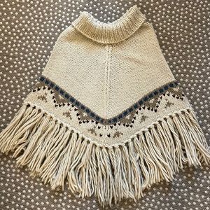 Costa Blanca Knitted Poncho